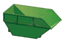 Бункер контейнер для мусора объемом 7 м3 фото
